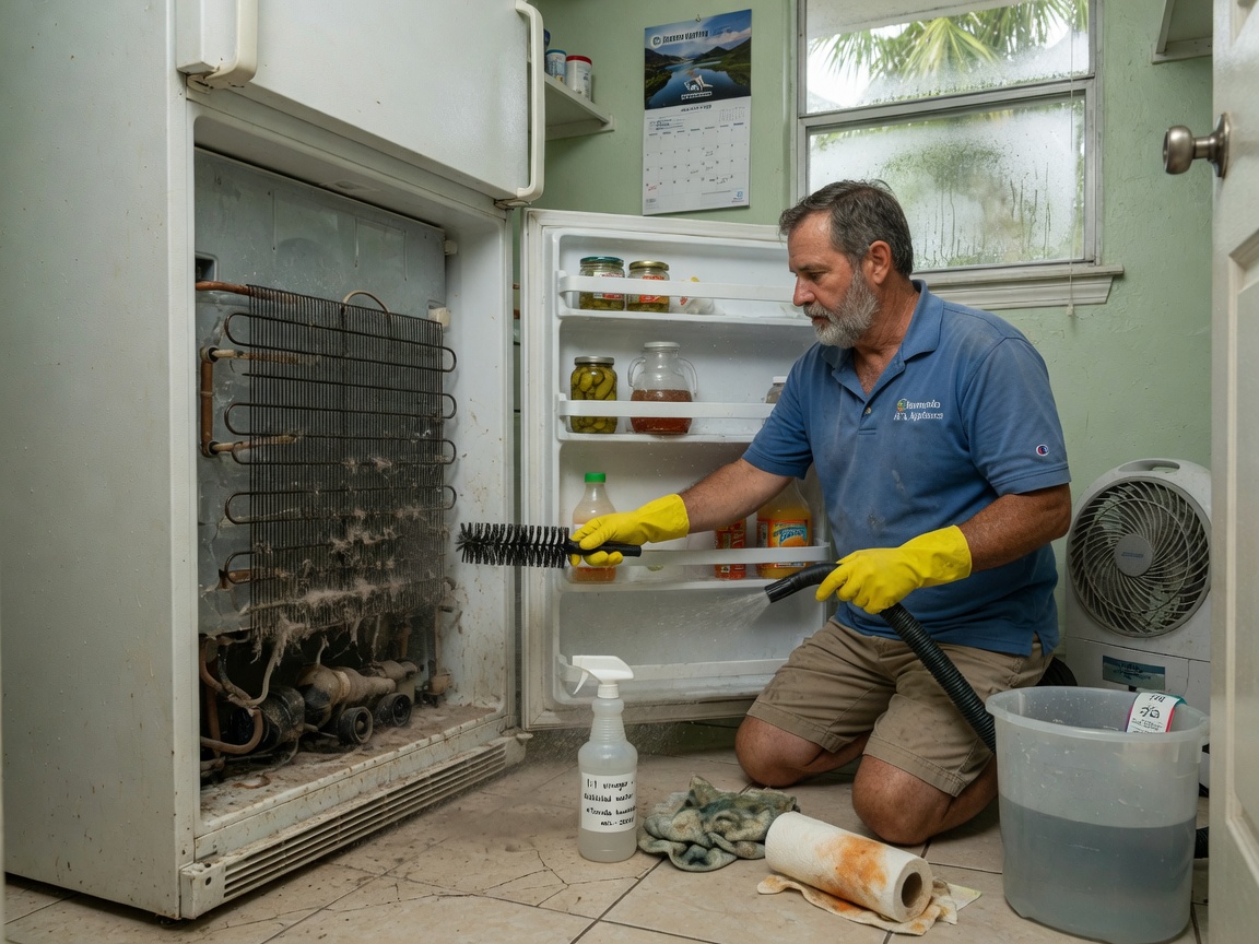 How to Clean Refrigerator Coils in a Humid Florida Climate